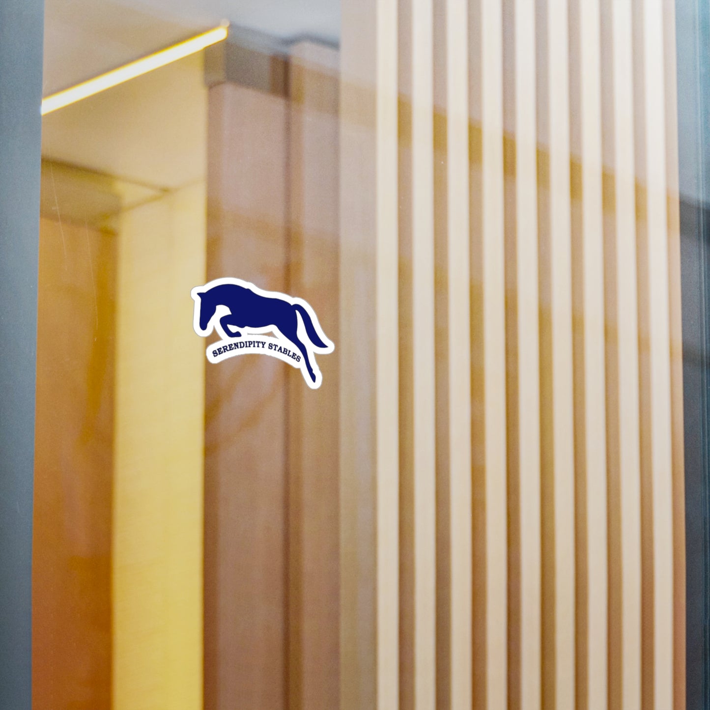 Serendipity Stables - Vinyl Decal Navy