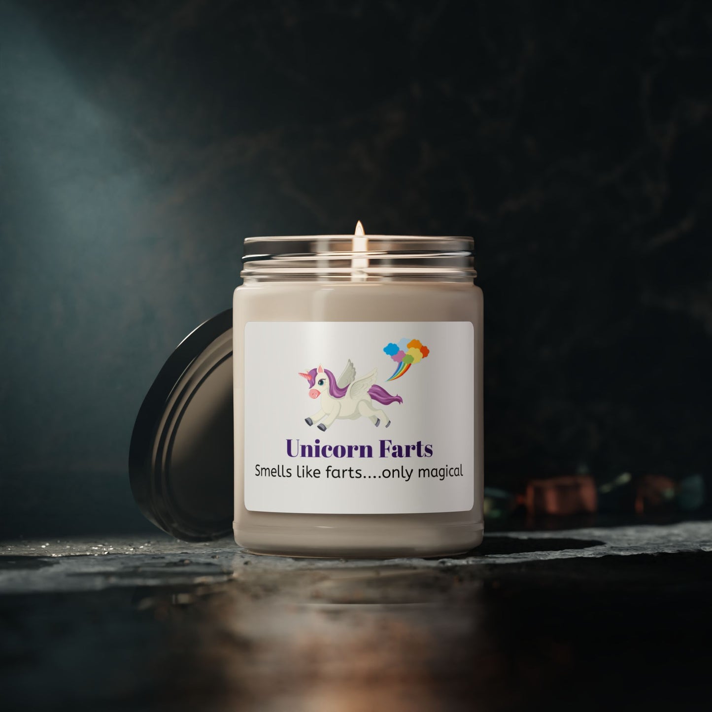 Equestrian Horse Gift - Candle - Smells like Unicorn Farts - magical