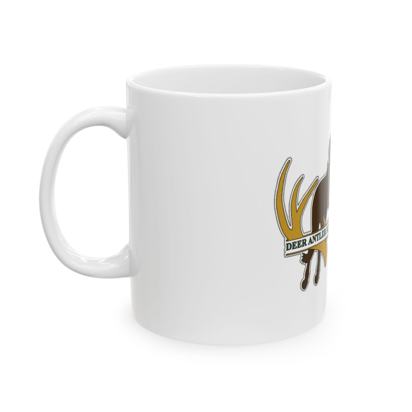 Deer antler Ceramic Mug, (11oz, 15oz)