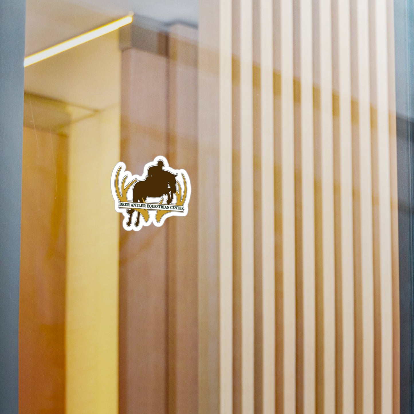 Deer Antler Equestrian - Kiss-Cut Vinyl Decals