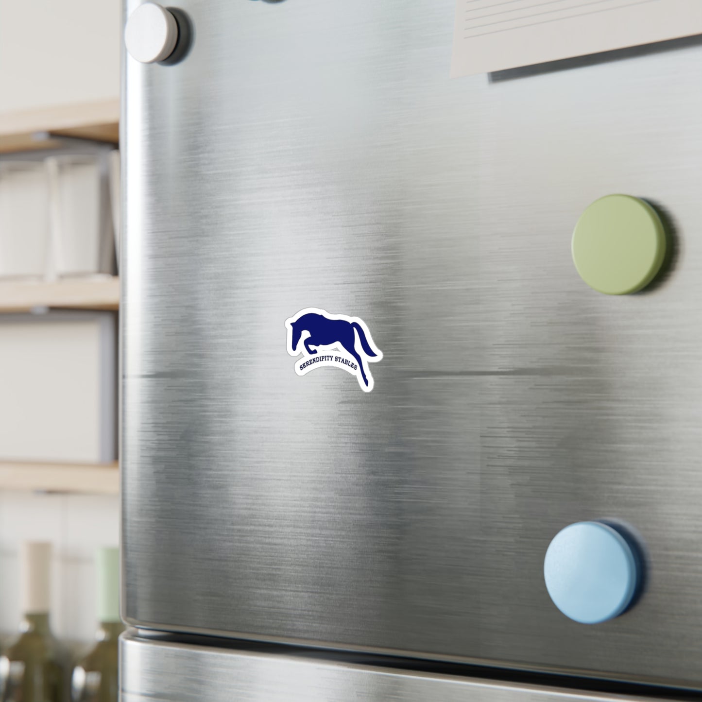 Serendipity Stables - Vinyl Decal Navy