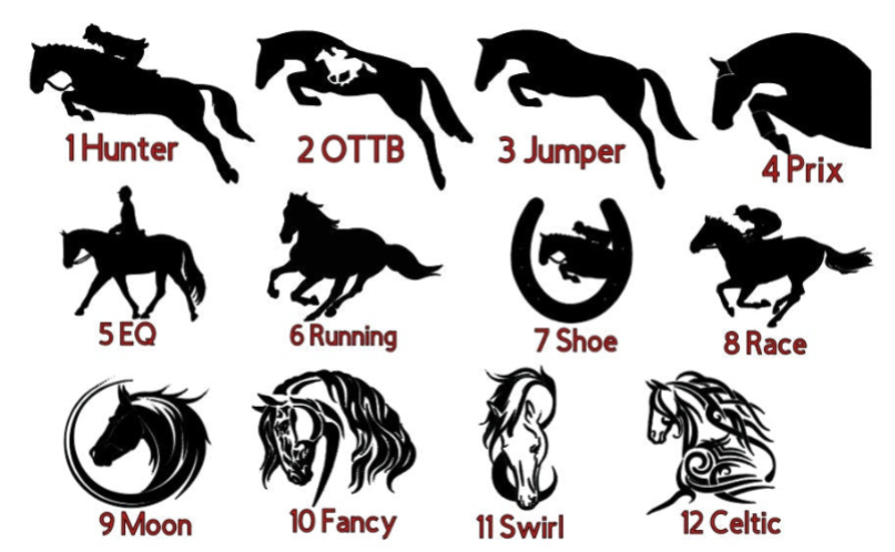 Barn items - personalized English helmet bag case