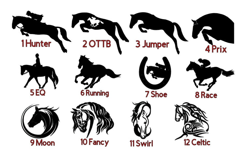 Custom Personalized Horse Pony Sheet Fleece Cooler - Design and Name