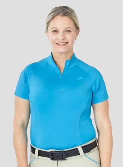 Blue Hill Farm - Women Short Sleeve Zip Sun Shirt