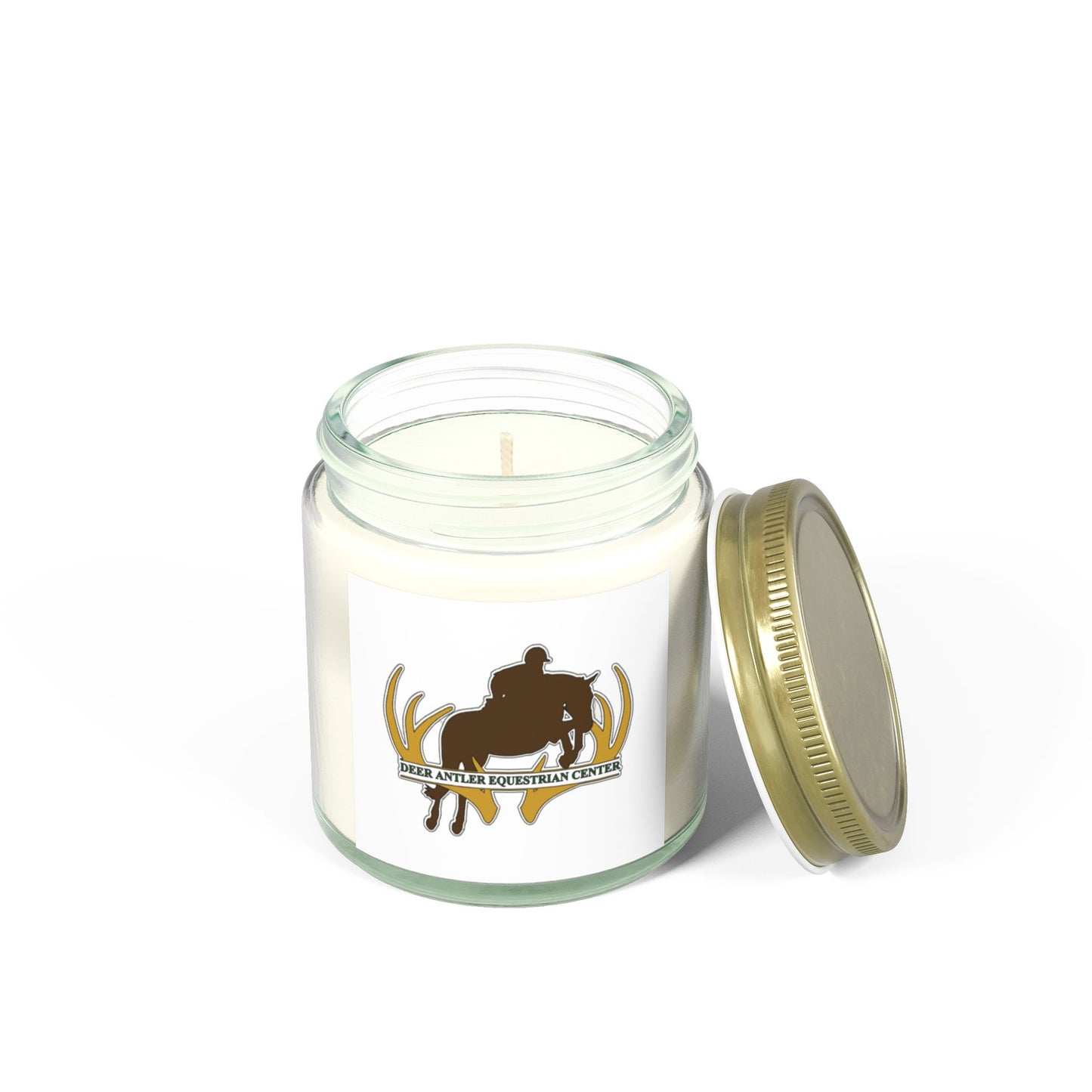 Deer Antler Scented Candles, Coconut Apricot Wax (4oz, 9oz)