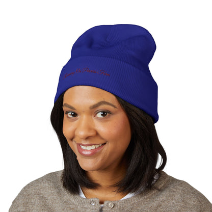 Running on Pennie's Farm Embroidered Cuffed Beanie