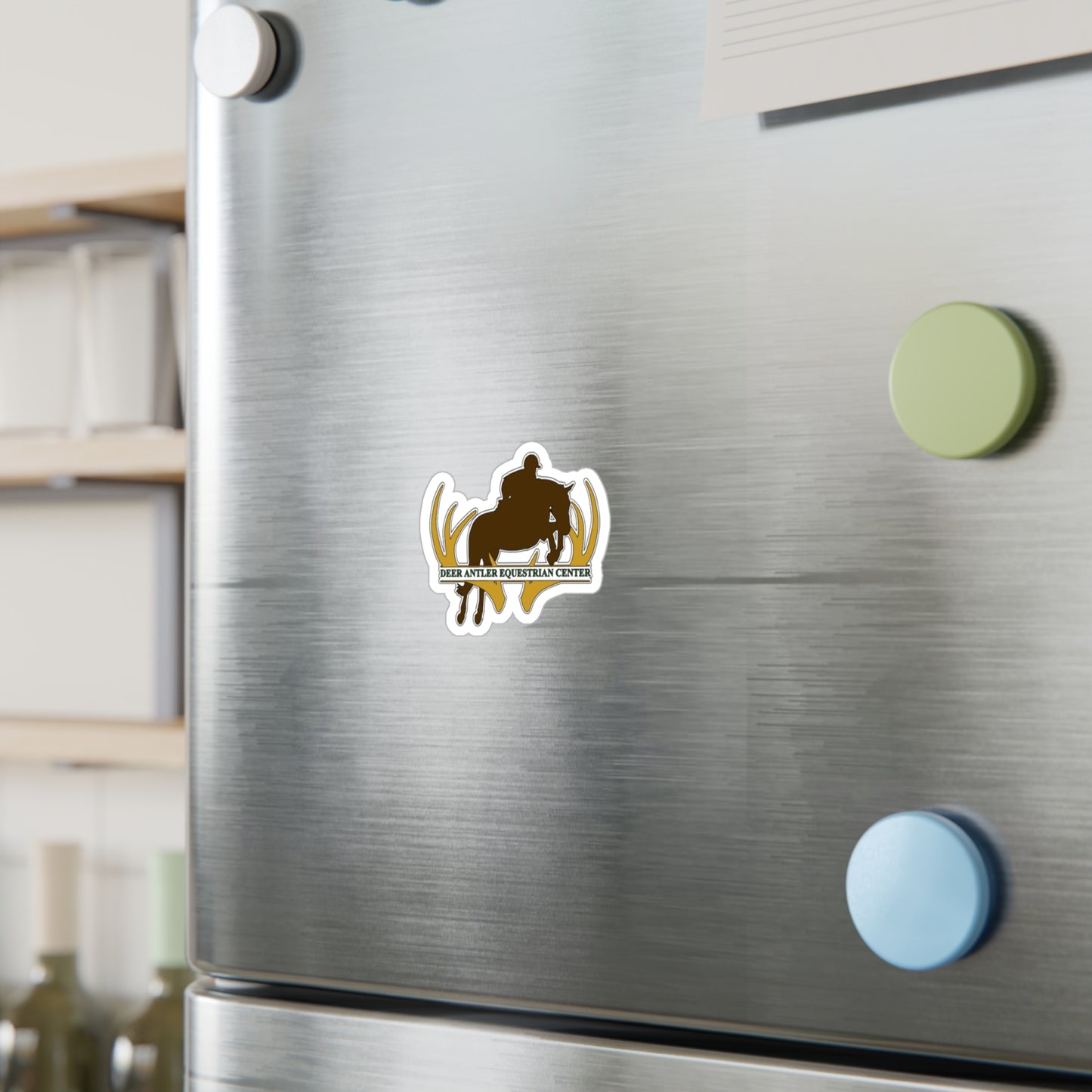 Deer Antler Equestrian - Kiss-Cut Vinyl Decals
