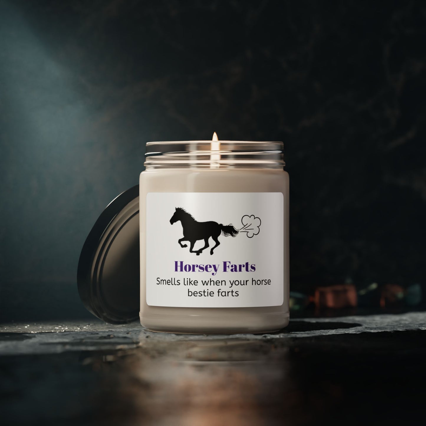 Equestrian Horse Gift - Candle - Smells like Horsey Farts