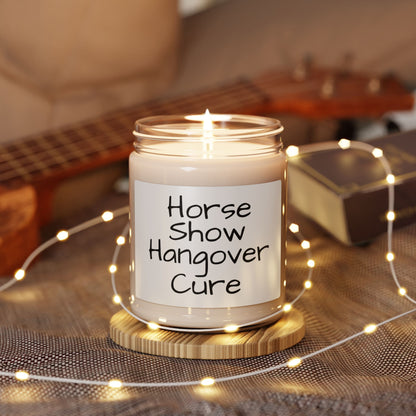 Equestrian Horse Gift - Candle - Horse Show Hangover Cure