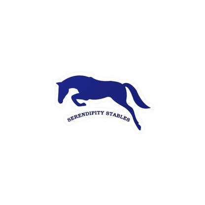 Jumping Horse Vinyl Decal – Serendipity Stables Sticker