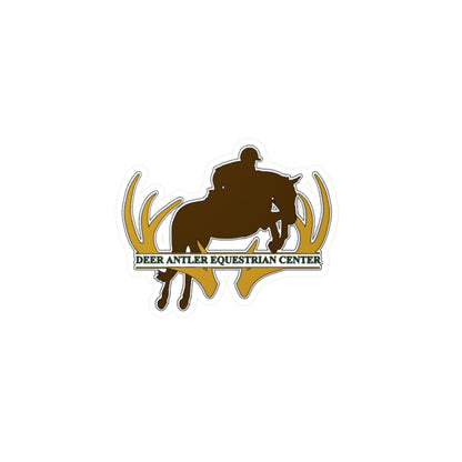 Deer Antler Equestrian - Kiss-Cut Vinyl Decals