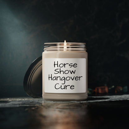 Equestrian Horse Gift - Candle - Horse Show Hangover Cure