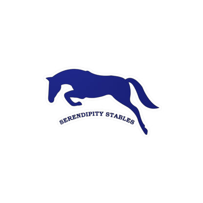 Jumping Horse Vinyl Decal – Serendipity Stables Sticker