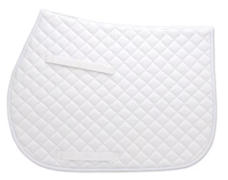 Carver Lane Stables - White All Purpose Saddle Pad