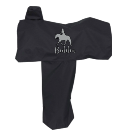 Barn items - personalized Western saddle cover