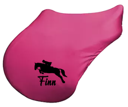 Barn items - personalized English saddle cover