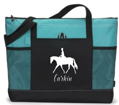 Barn items - personalized horse carry tote