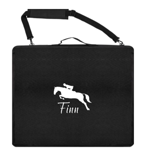 Barn items - Custom personalized English saddle pad carry case