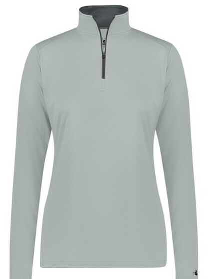 Running On Pennies Farm -  Long sleeve Zip Wicking Polo