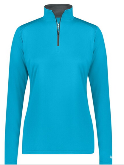 Running On Pennies Farm -  Long sleeve Zip Wicking Polo