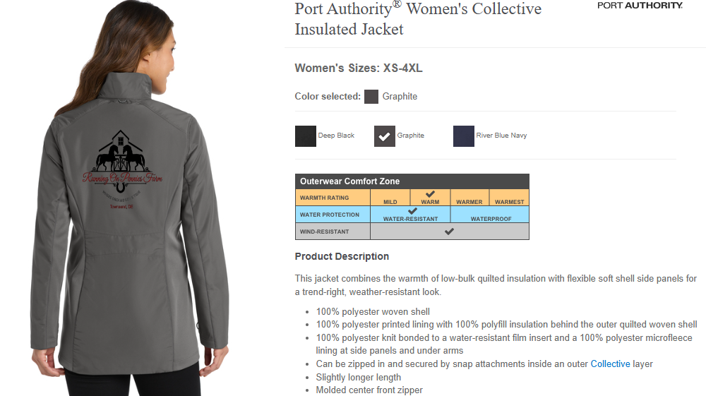 Running on Pennies Farm - Women Jackets and Vests (INNER LAYER of 3 in 1)