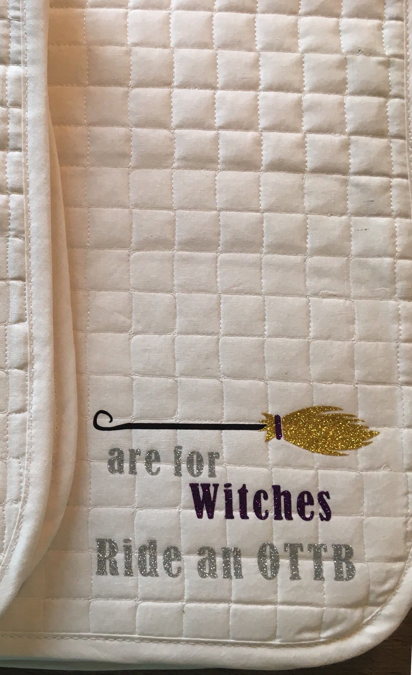 Custom saddle pad horse pony - halloween, fall, unicorns, witches, candy corn