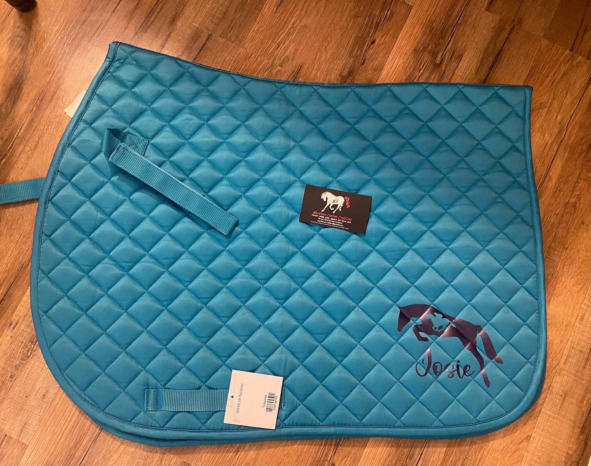 Custom Personalized Horse English All Purpose Saddle Pad - Design and Name - Smartpak Deluxe