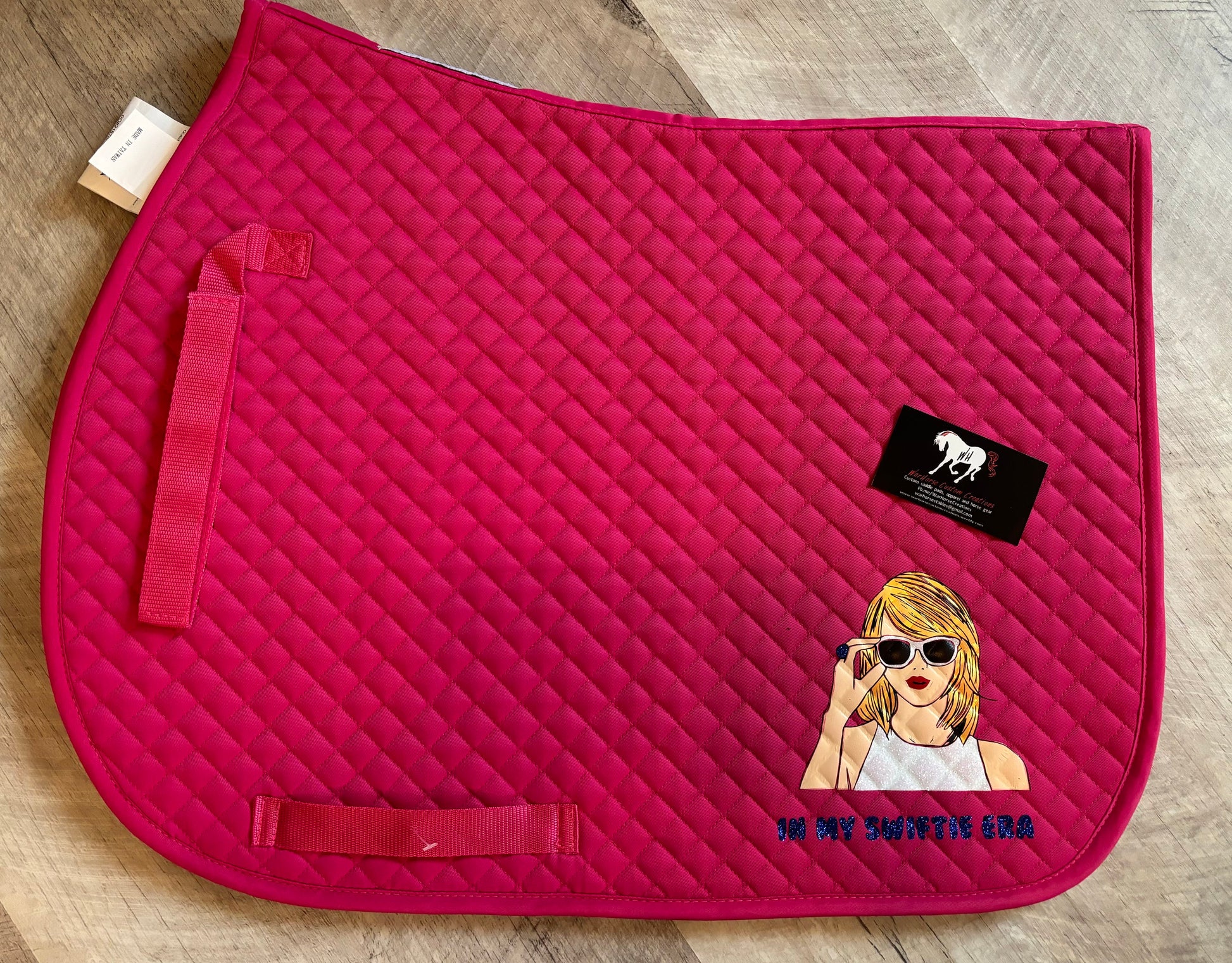 Custom Horse English Saddle Pad - Taylor Swift Swiftie Era