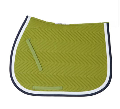 Custom Personalized Horse English All Purpose Saddle Pad - Choose a Design and Your Name - Chevron