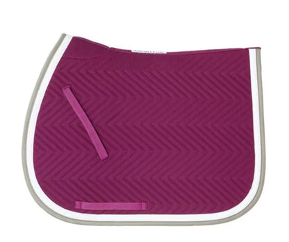 Custom Personalized Horse English All Purpose Saddle Pad - Choose a Design and Your Name - Chevron