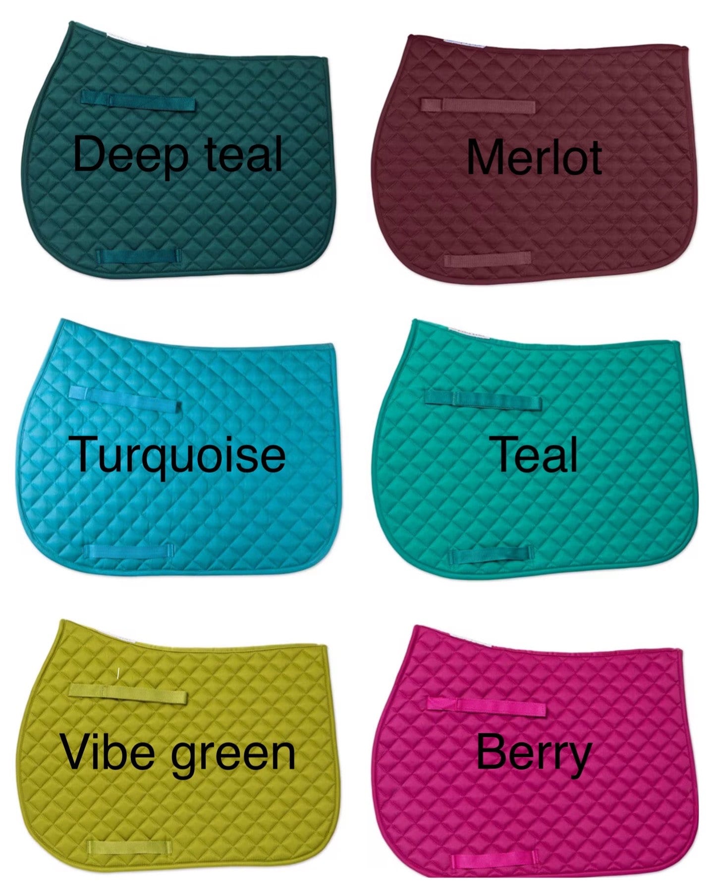 Custom Horse English All Purpose Saddle Pad - Jumping OTTB thoroughbred - lots of pad colors!