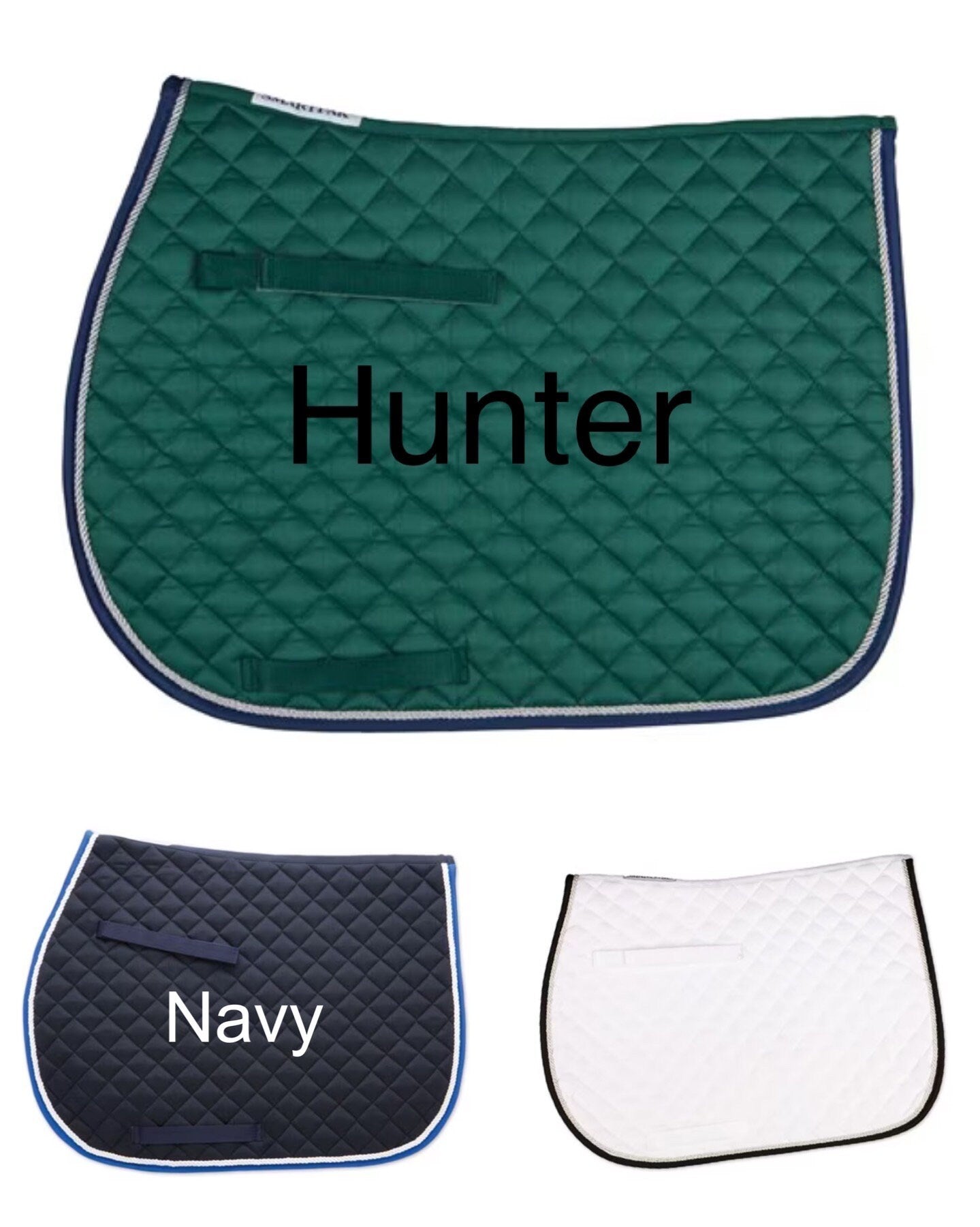 Custom Personalized Horse English All Purpose Saddle Pad - Design and Name - Smartpak Deluxe