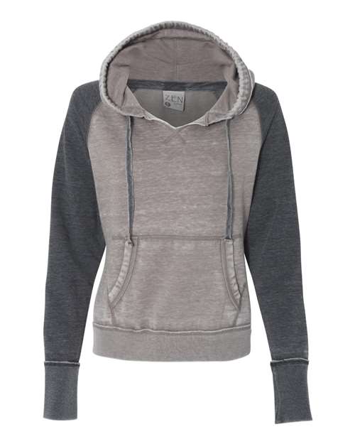 Origami Stables - Womens Hoody Pull over Distressed