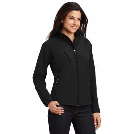 Rhinestone Stables - Women Black SoftShell Jacket