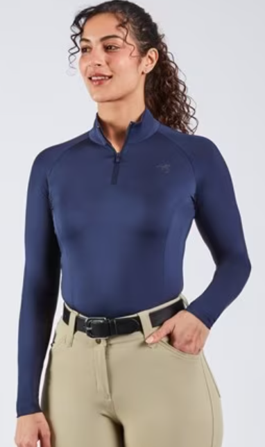 Blue Hill Farm - Women Long Sleeve Zip Sun Shirt