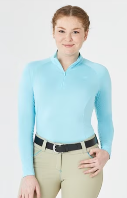 Blue Hill Farm - Women Long Sleeve Zip Sun Shirt