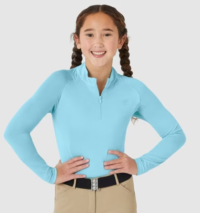 Blue Hill Farm - Youth Long Sleeve Zip Sun Shirt