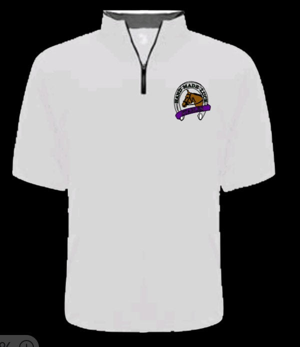 Hand Made Luck Stables - Short Sleeve Polo White - SHOW